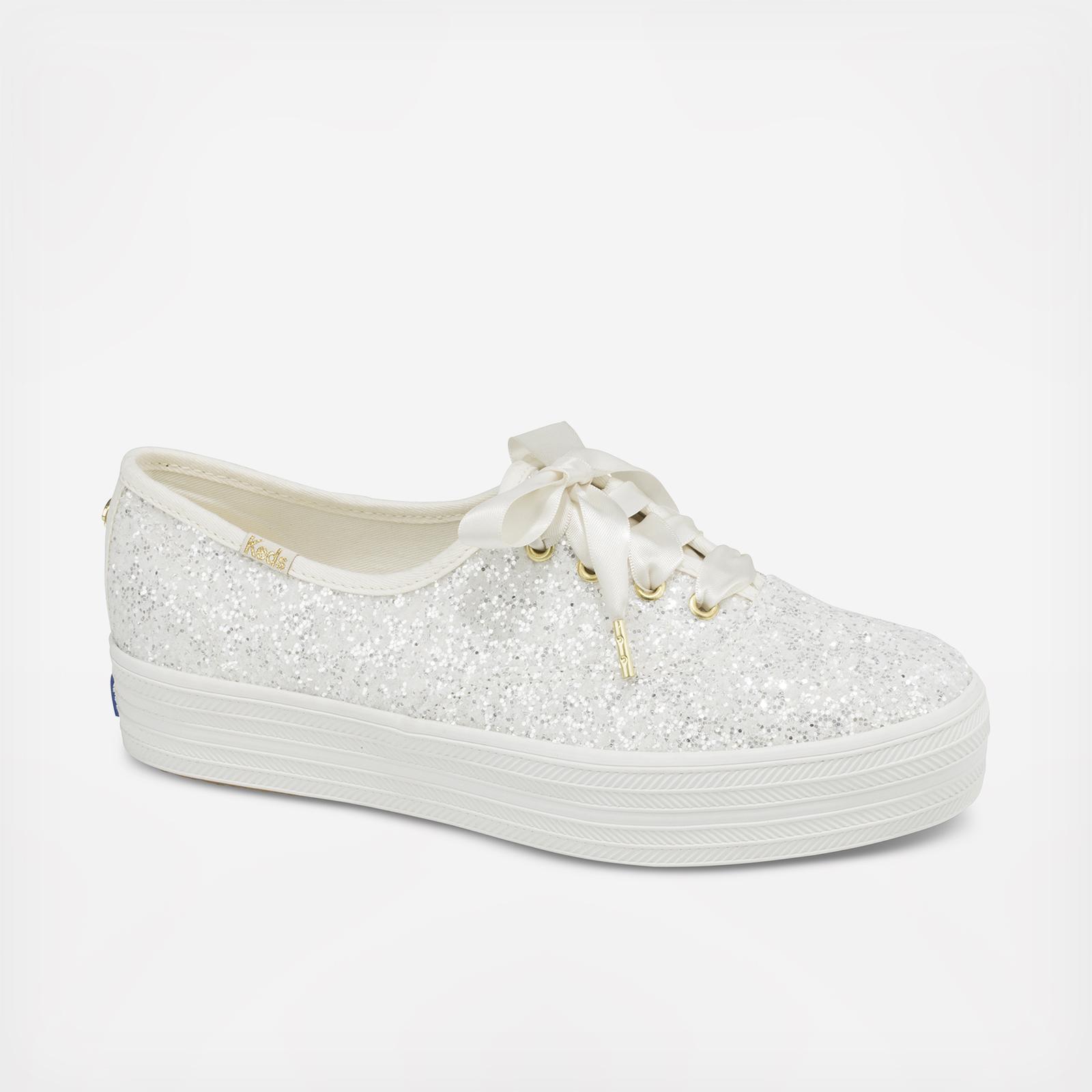 keds x kate spade new york triple glitter sneakers