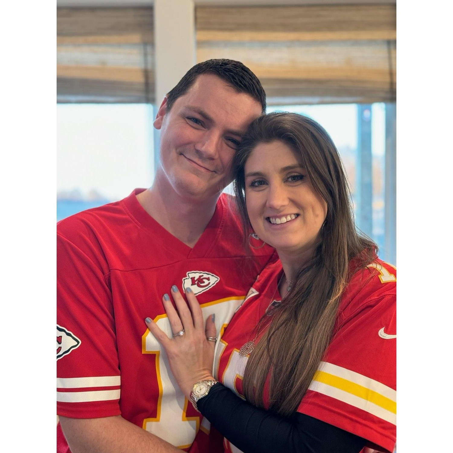 Proposed to in the early morning Championship Sunday!