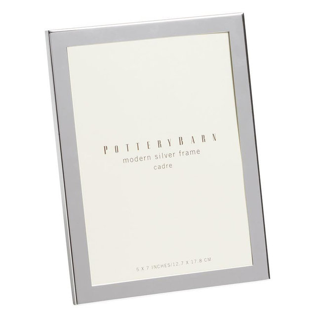 Modern Frame, 5 x 7", Silver-Plate