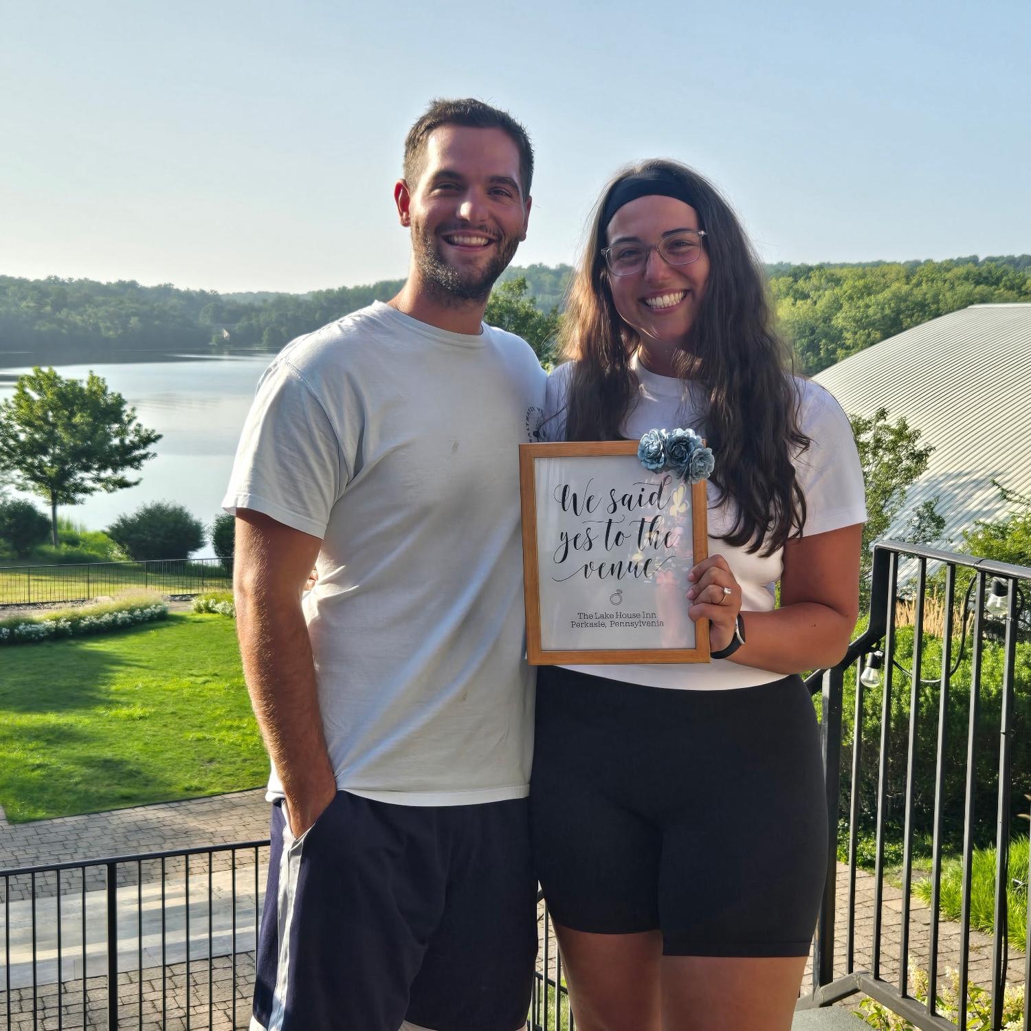 And then booking our venue & getting to plan this special day with all of our family & friends!! We are so excited!