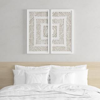 Tala Framed Rice Paper 2-Piece Shadow Box Set