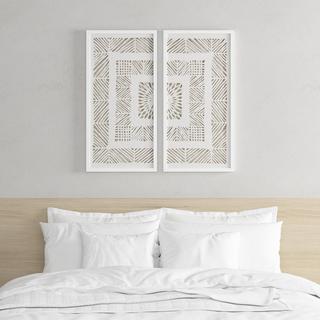 Tala Framed Rice Paper 2-Piece Shadow Box Set