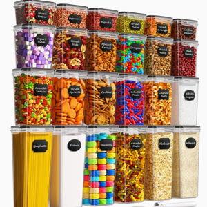 24pcs BPA Free Airtight Food Storage Containers