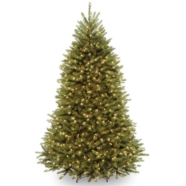 National Tree Company 6-1/2-Foot Pre-Lit PowerConnect Dunhill Fir Artificial Christmas Tree