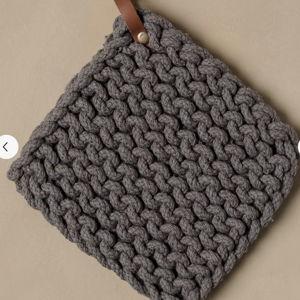 Hand Crocheted Cotton Pot Holder