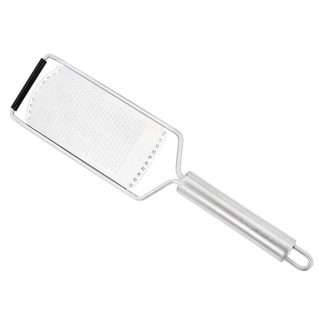AmazonCommercial Stainless Steel Fine Grater / Zester, Wide Blade