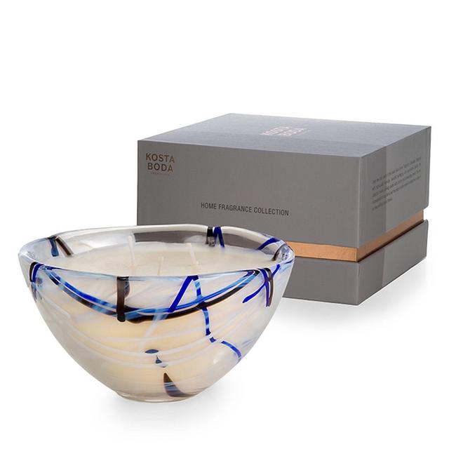 Kosta Boda Home Fragrance Collection Contrast Candle, Woodland Vanilla Scent