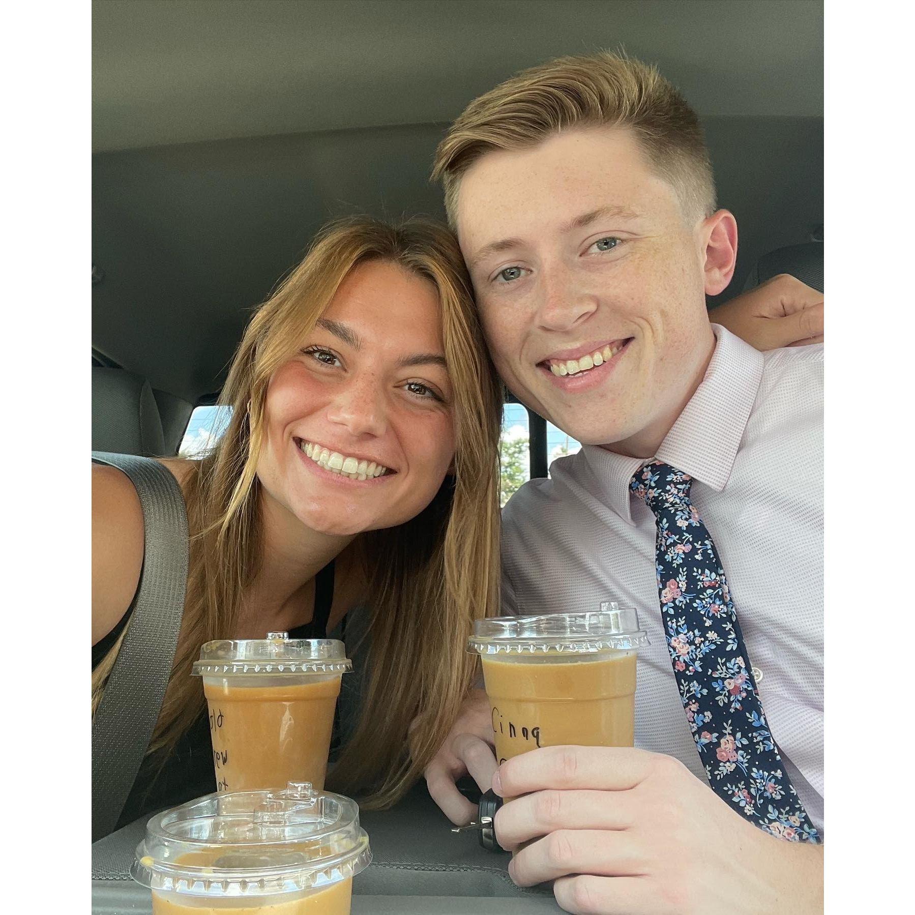 Our last wedding date before our own!