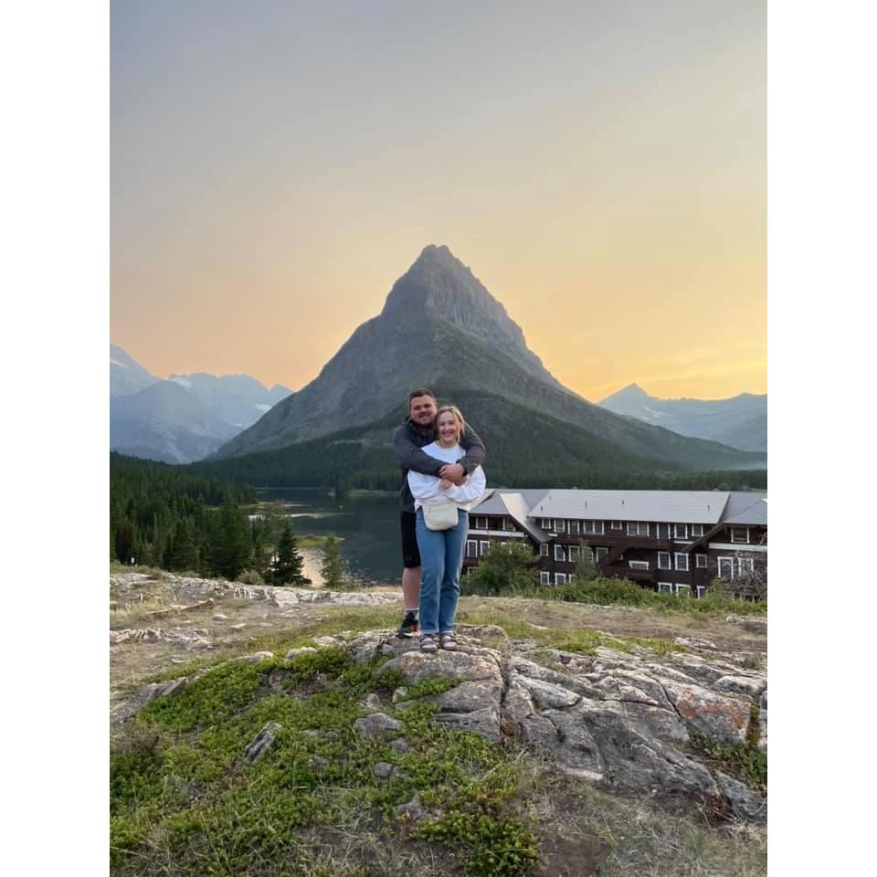 In Glacier National Park, summer of 2021.