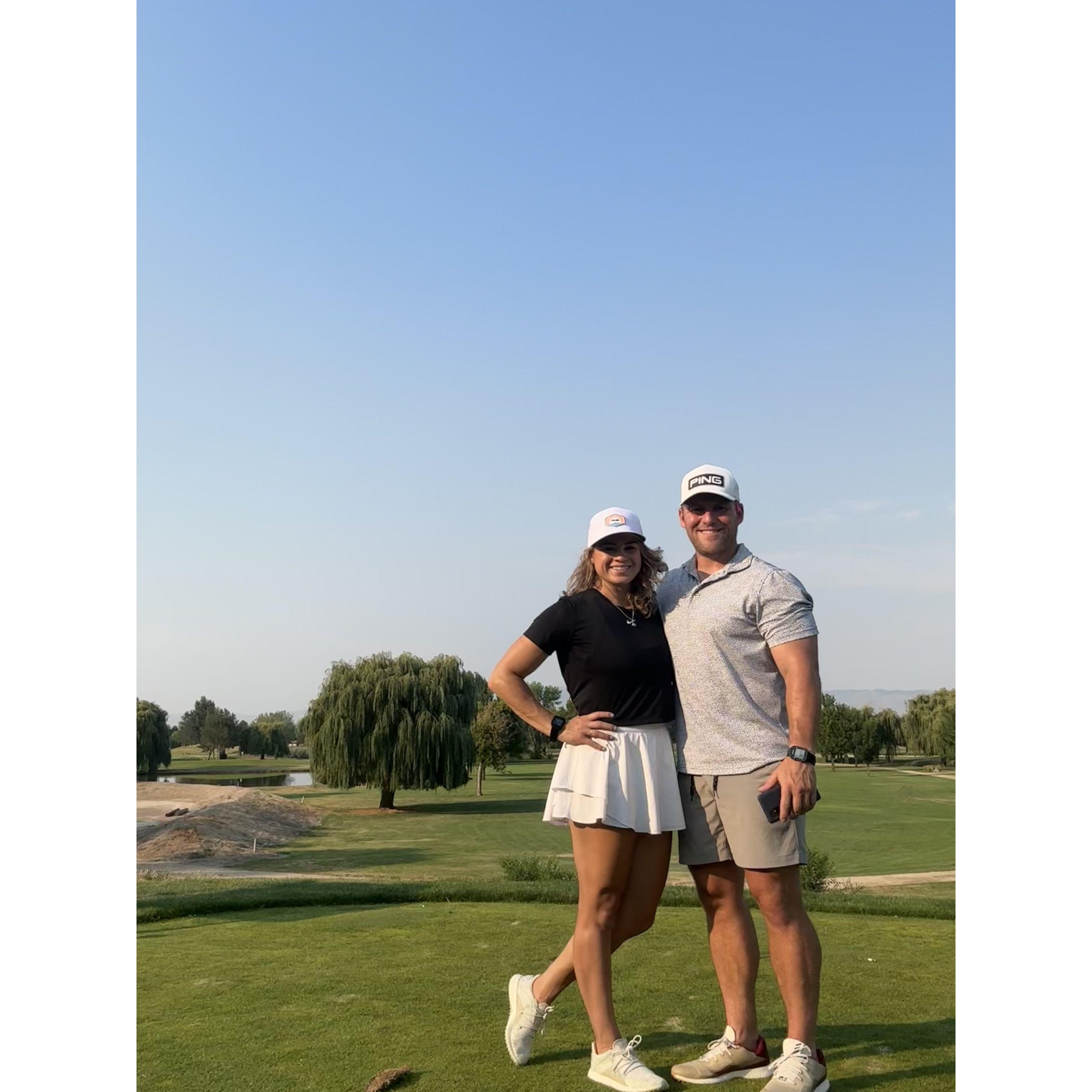 Golfing at The Boise Ranch