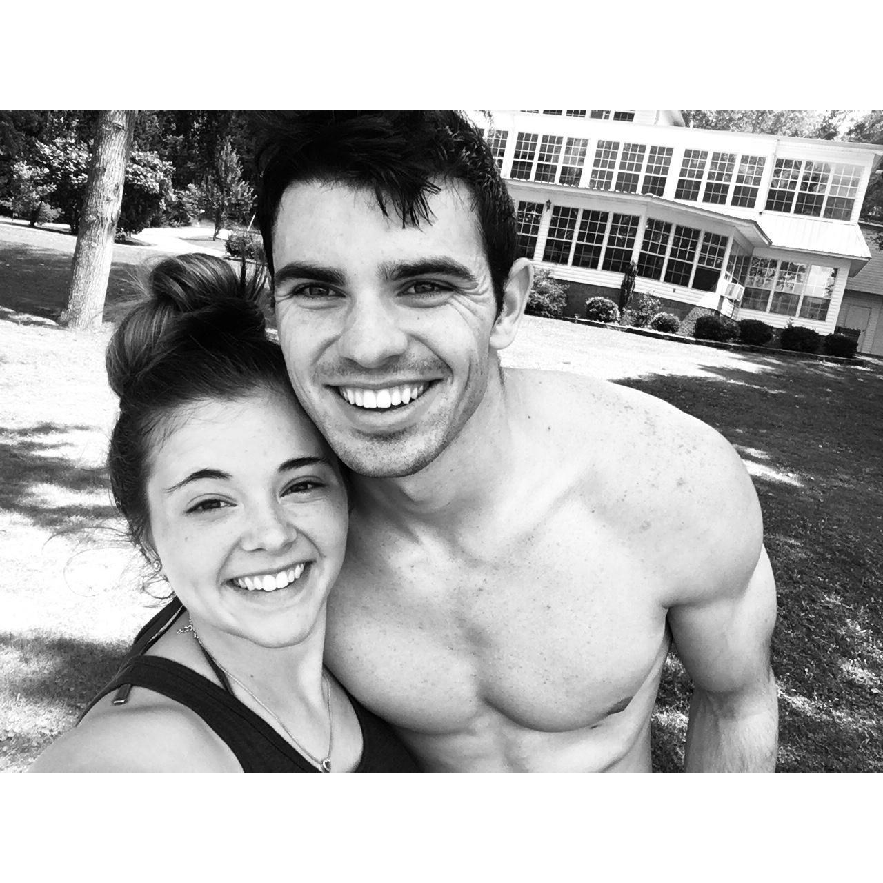 Our first trip together! We were in Alabama for Jared's sister Morgan's wedding!