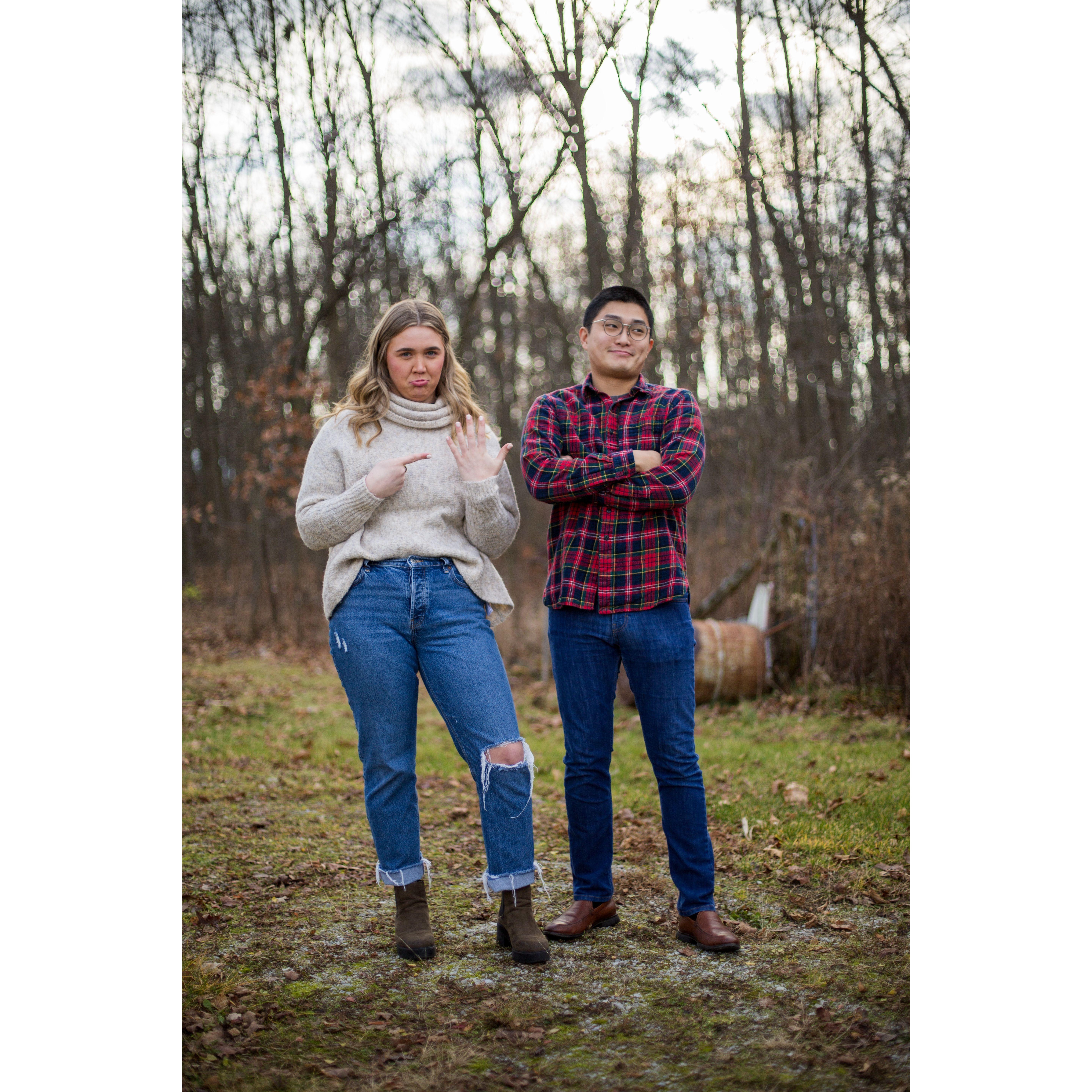 Katie thought she was never going to be engaged. She got engaged couple weeks after this picture.