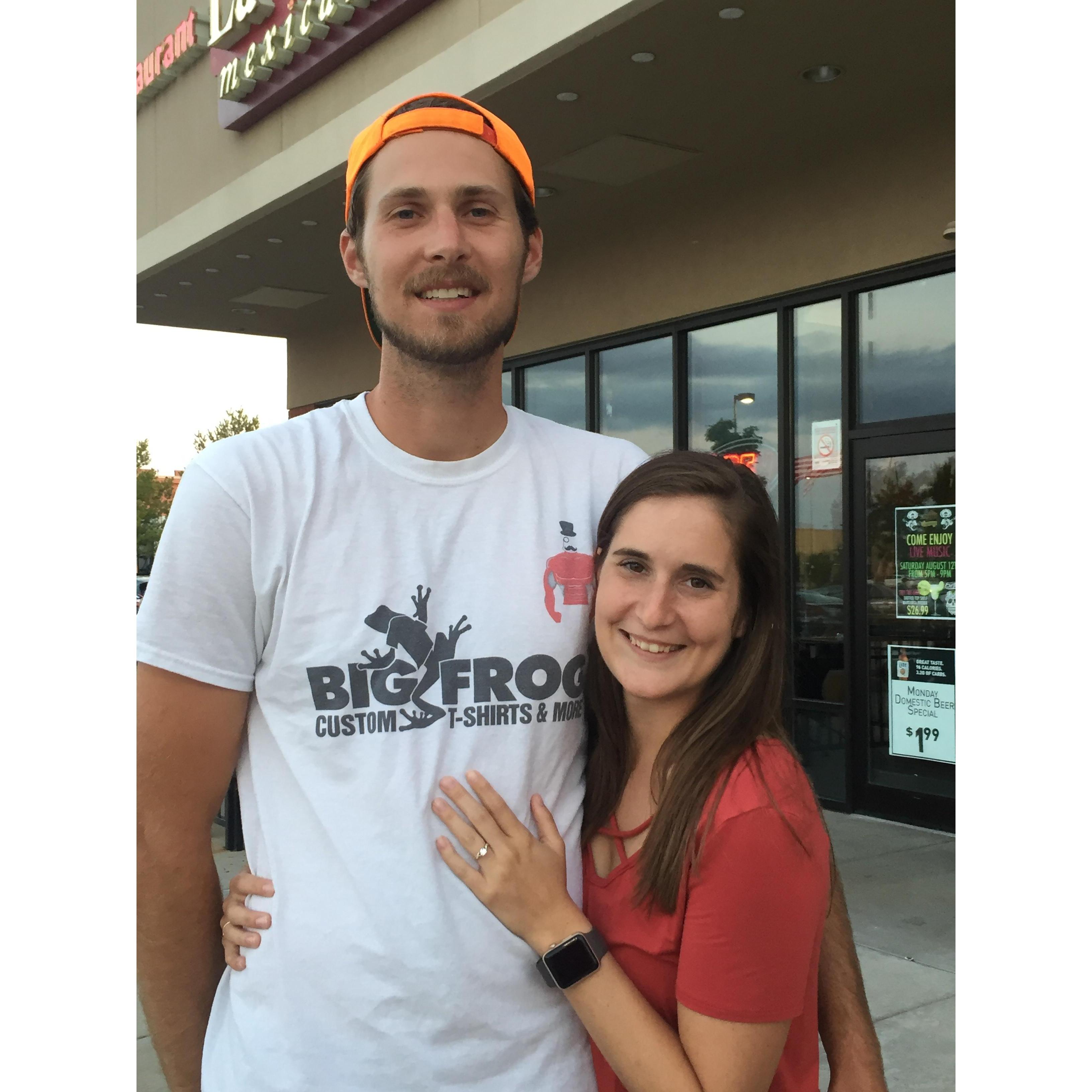 We're engaged!