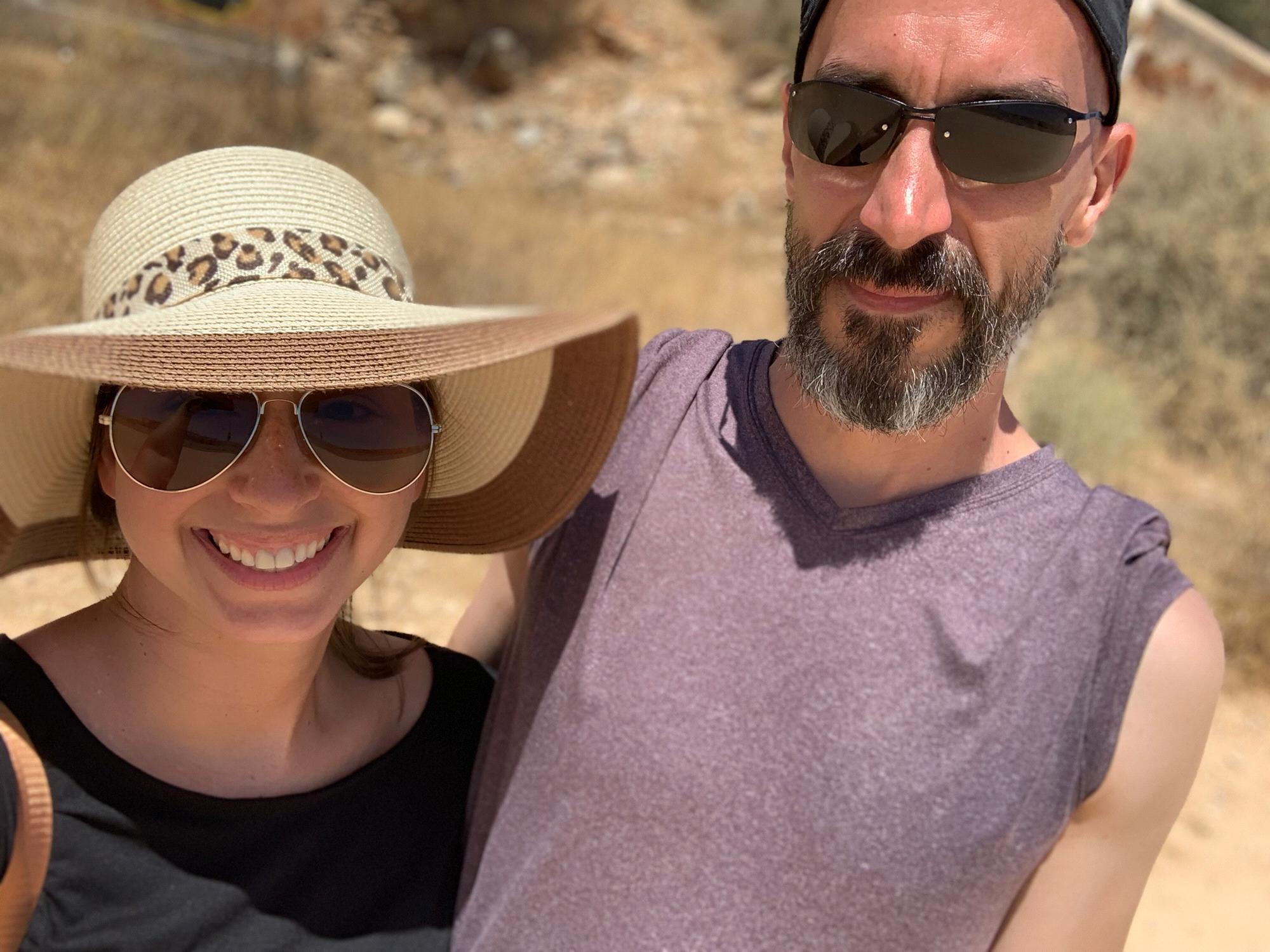 After a fun boating adventure in Portugal.