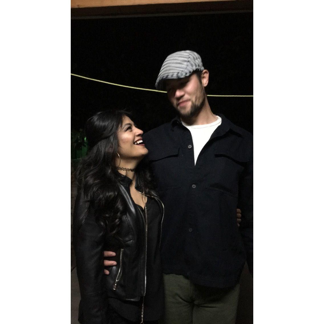 We first said "I love you" before our friend took this picture!
