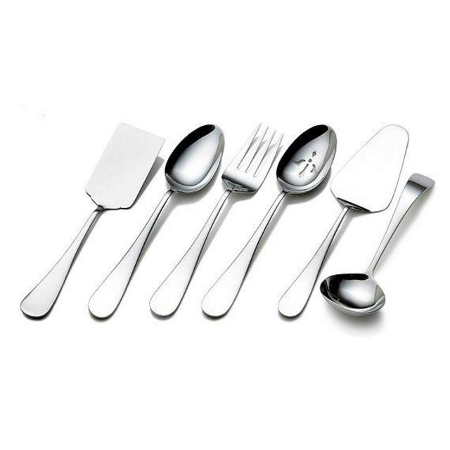 Towle Silversmiths 6-Piece Stainless Steel Serving Utensil Set