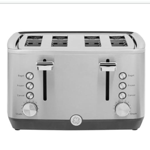 GE Stainless Steel 4 Slice Toaster