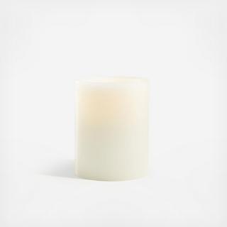 Flameless Wax Pillar Candle