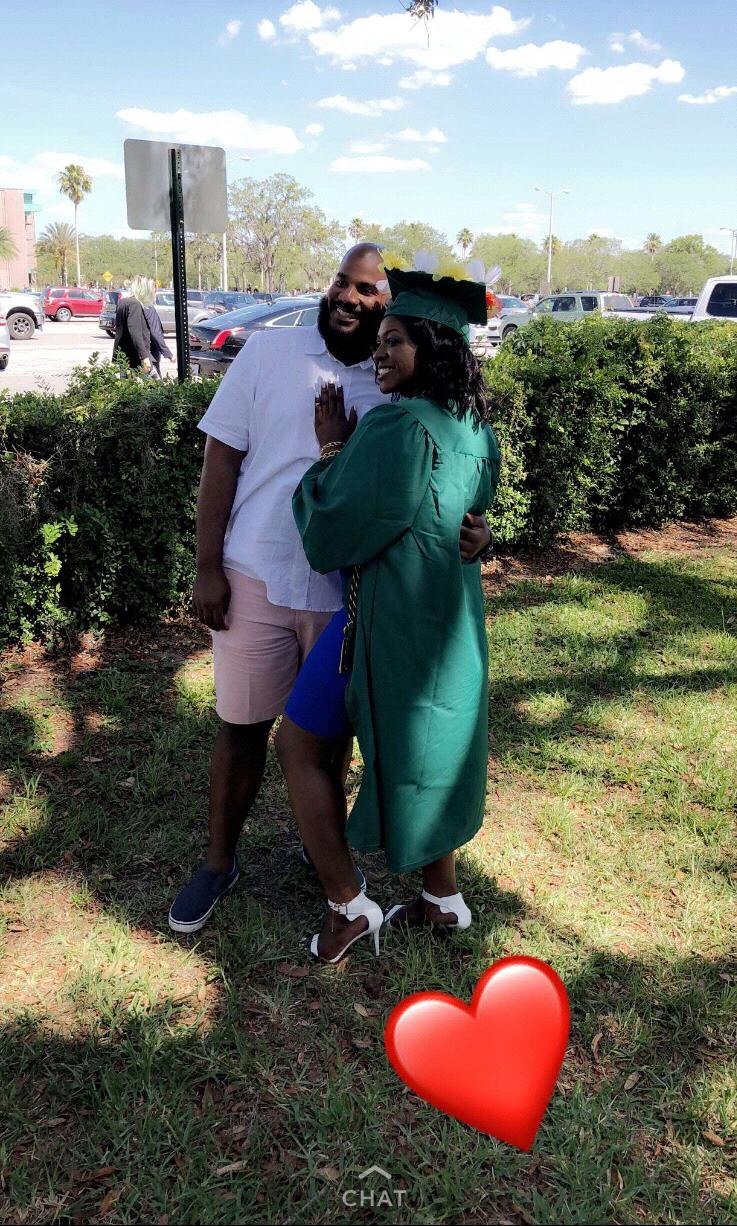 Cerise’s USF graduation! 
Such an incredibly supportive boyfriend! Always there for me w/ the late nights doing homework & the overnight shifts. You’re the best baby ❤️
