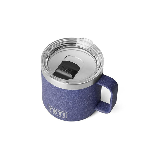 YETI Rambler 14 oz Ceramic Lined Stackable Mug, Vacuum Insulated, Stainless Steel with MagSlider Lid, Moon Dust