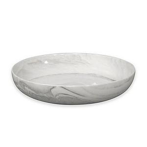Artisanal Kitchen Supply® Coupe Marbleized Dinner Bowls (Set of 4) in Grey