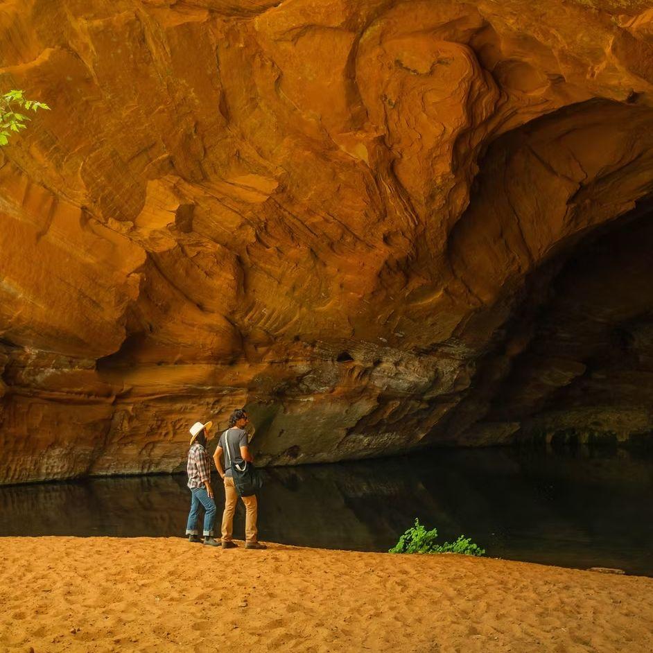 Dellenbaugh Cave - Location of Wedding Ceremony.