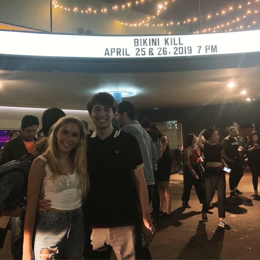 Getting to see the Bikini Kill Reunion Concert for Jake's Anniversary Gift to Morgan