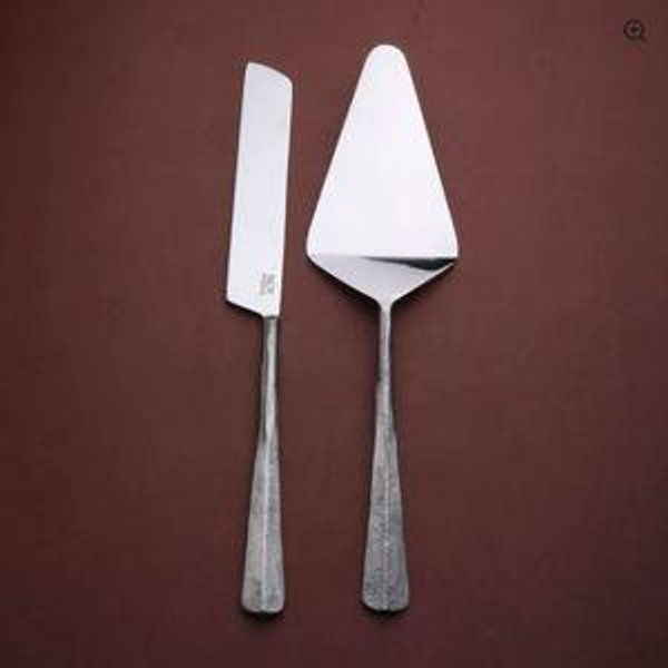Ridge Cake Serving Set - Nascent Steel
