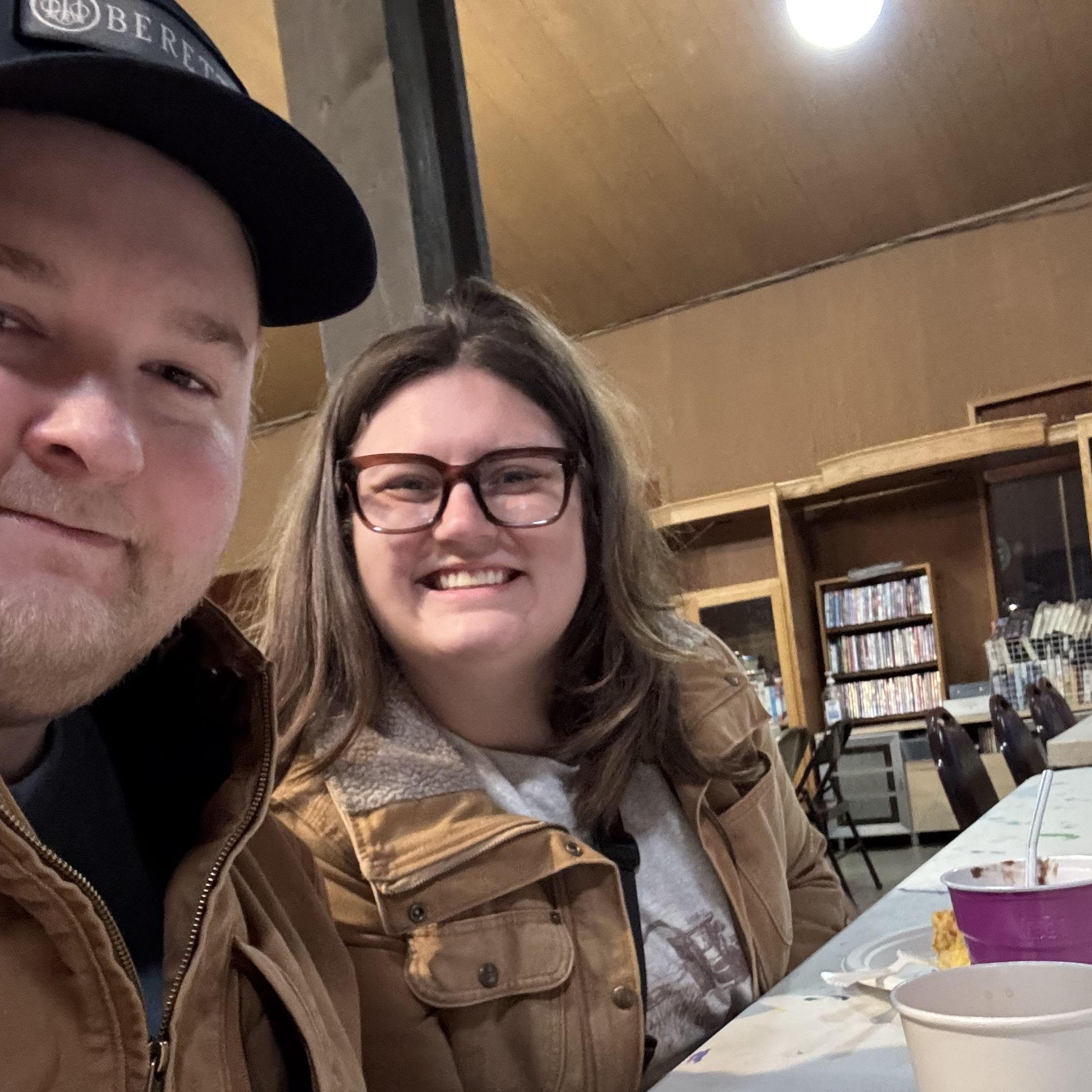 Just a few hours before Scott proposed!