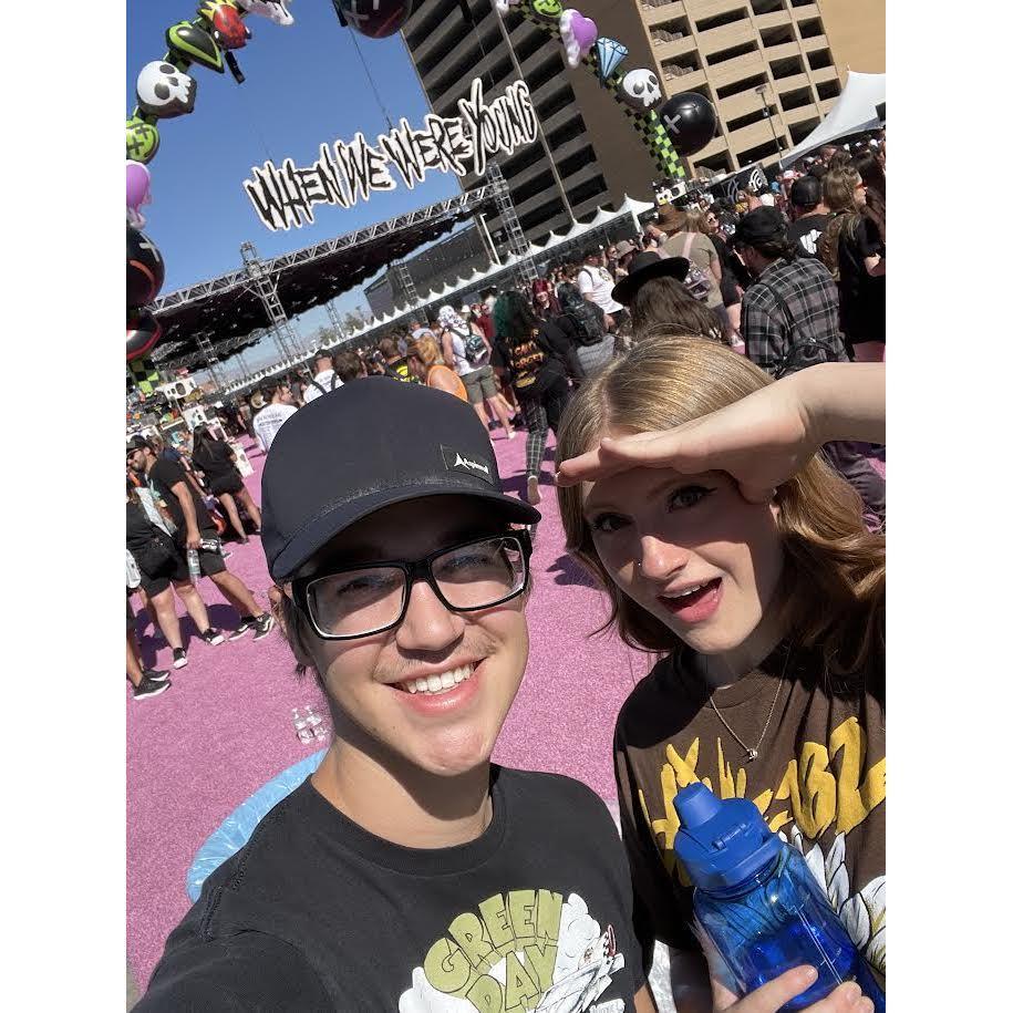 Our first time at When We Were Young Fest! What an amazing night!