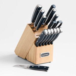 Cuisinart ® Classic ® White Triple-Rivet 15-Piece Knife Block Set