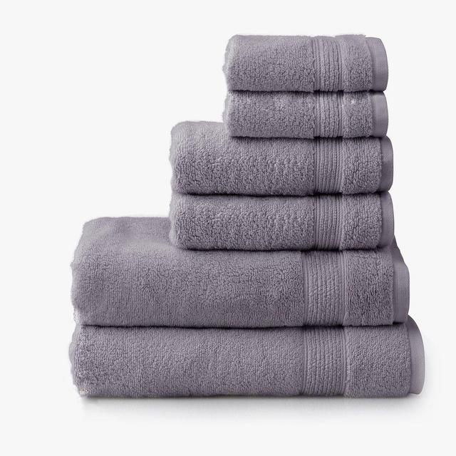 ORGANIC COTTON 6-PIECE TOWEL SET / THISTLE