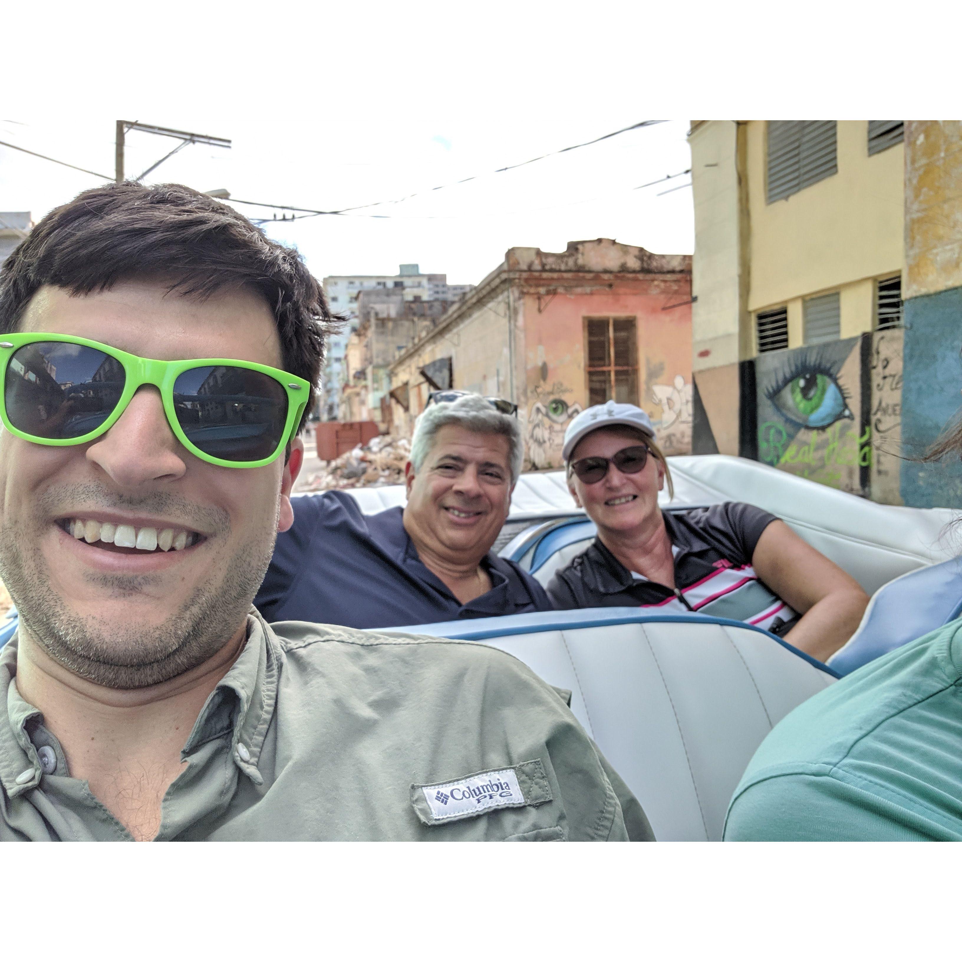 In Cuba with my parents