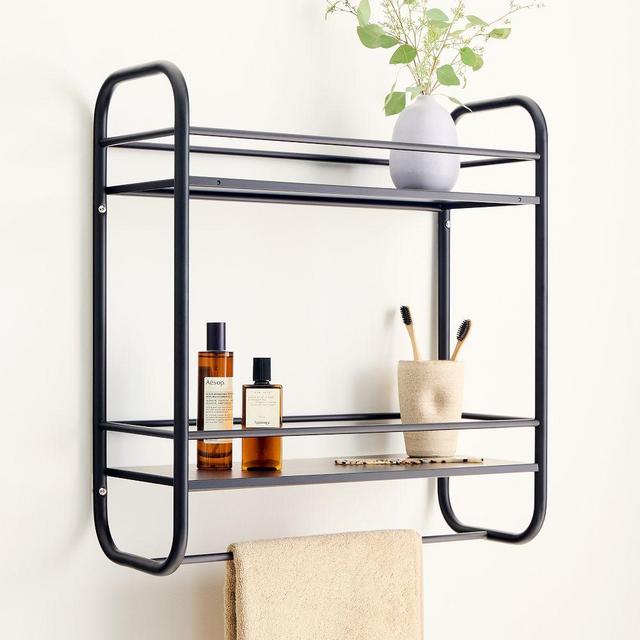Deco Curve Metal Wall Shelf