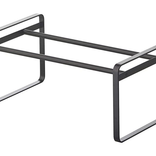 YAMAZAKI home Adjustable Shoe Rack-Spacesaving Storage Solution, One Size, Black
