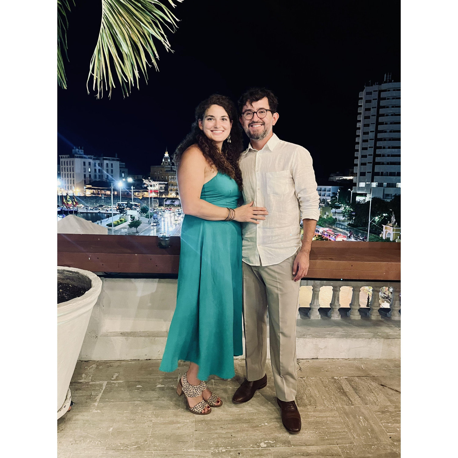 One of our favorite pictures and places. Christmas in Cartagena, Colombia (2023)