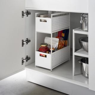 Tower 2-Tier Cabinet Storage Basket