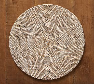 Tava Rattan Round Placemat - Natural