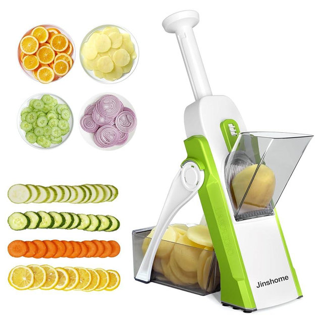 Safe Mandoline Slicer for Kitchen, Potato Chip Slicer,Vegetable Cucumber Slicer With Thickness Adjustable Kitchen Faster Slice Artifact (Only Slicer)