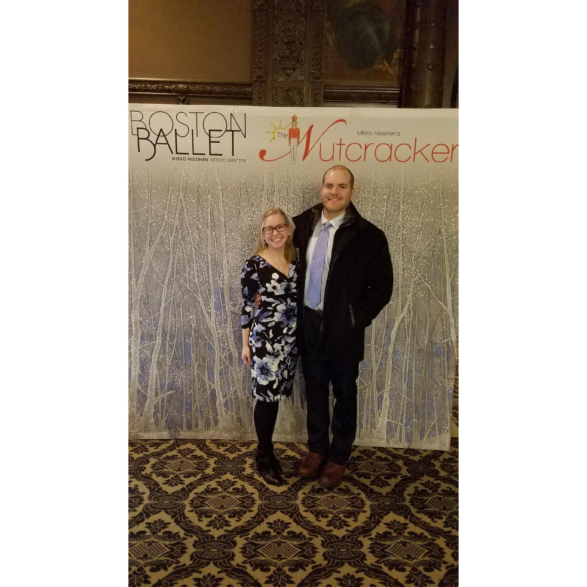 After my first semester of Law School, Eric surprised me with orchestra seats to the Nutcracker! It was especially special because I was in the Nutcracker back in high school!