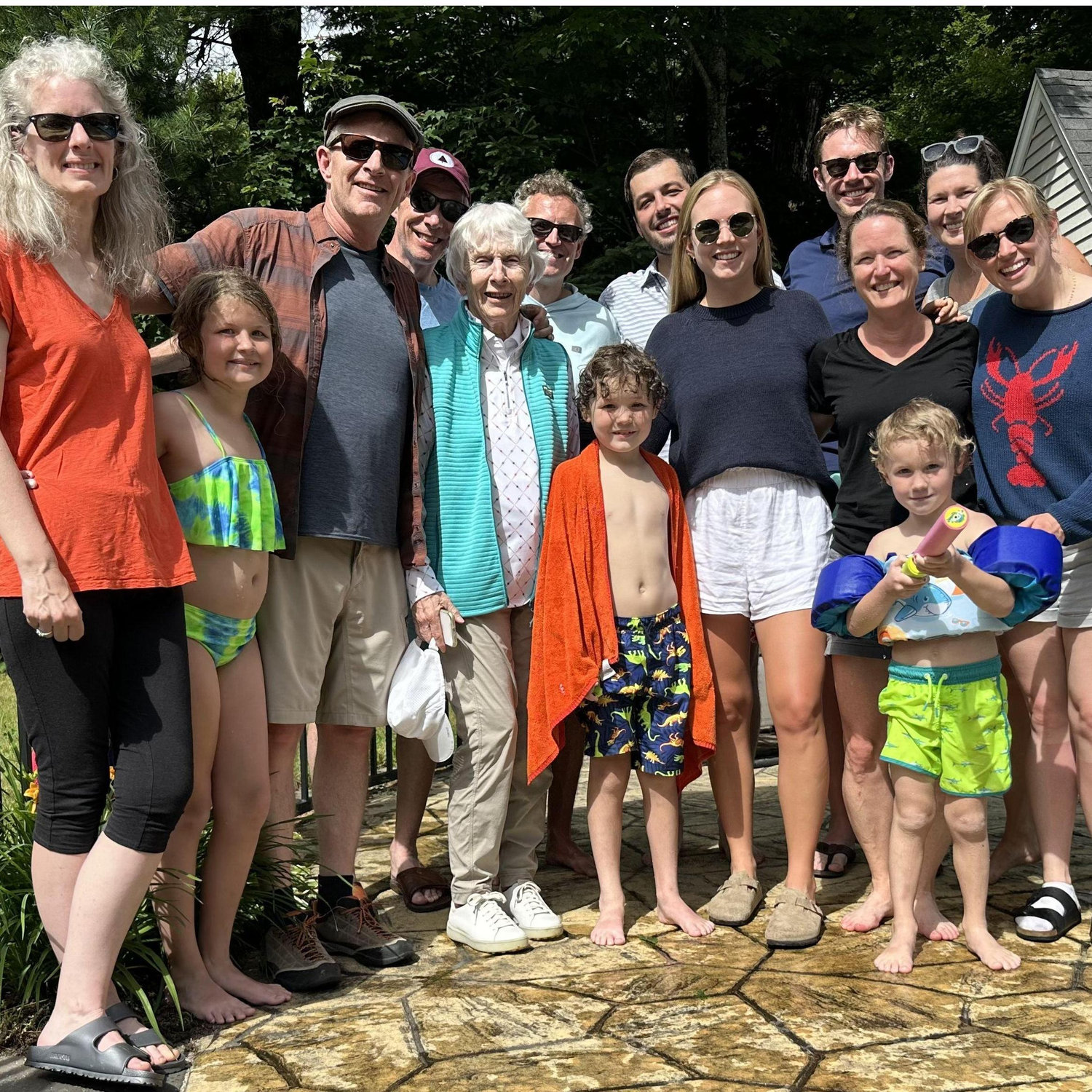 Breen fam at the Robinson Country Club for Fourth of July!!