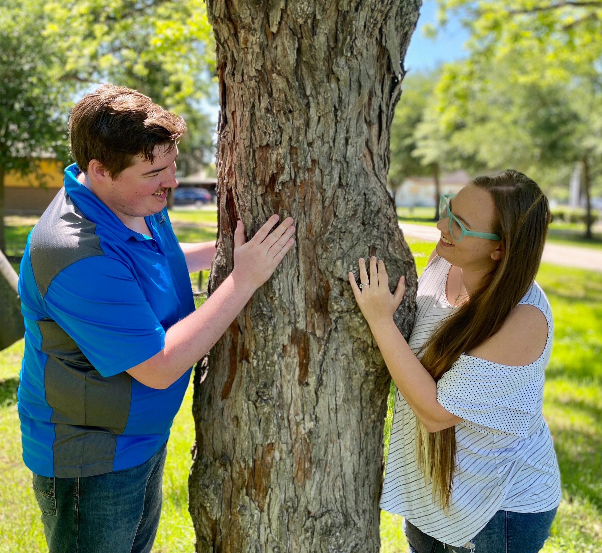 Recreating the photo at our Engagement shoot