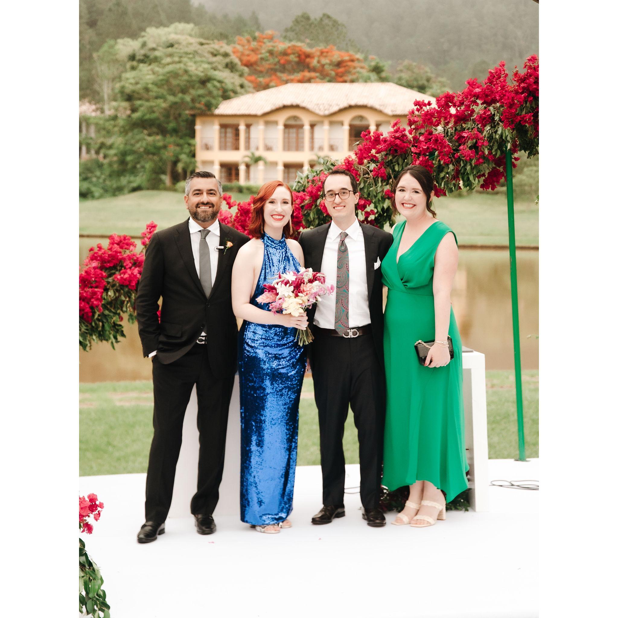 At Anand's brother's wedding in Brazil!