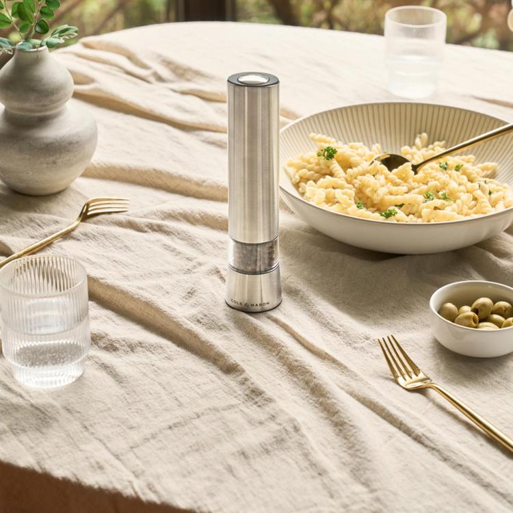 Cole and mason battery operated salt and pepper mills hotsell