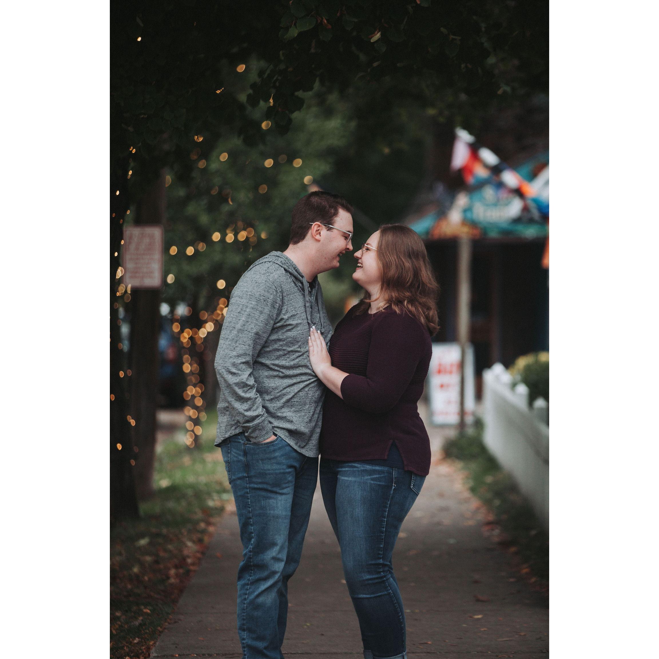 Our first professional pictures taken together.