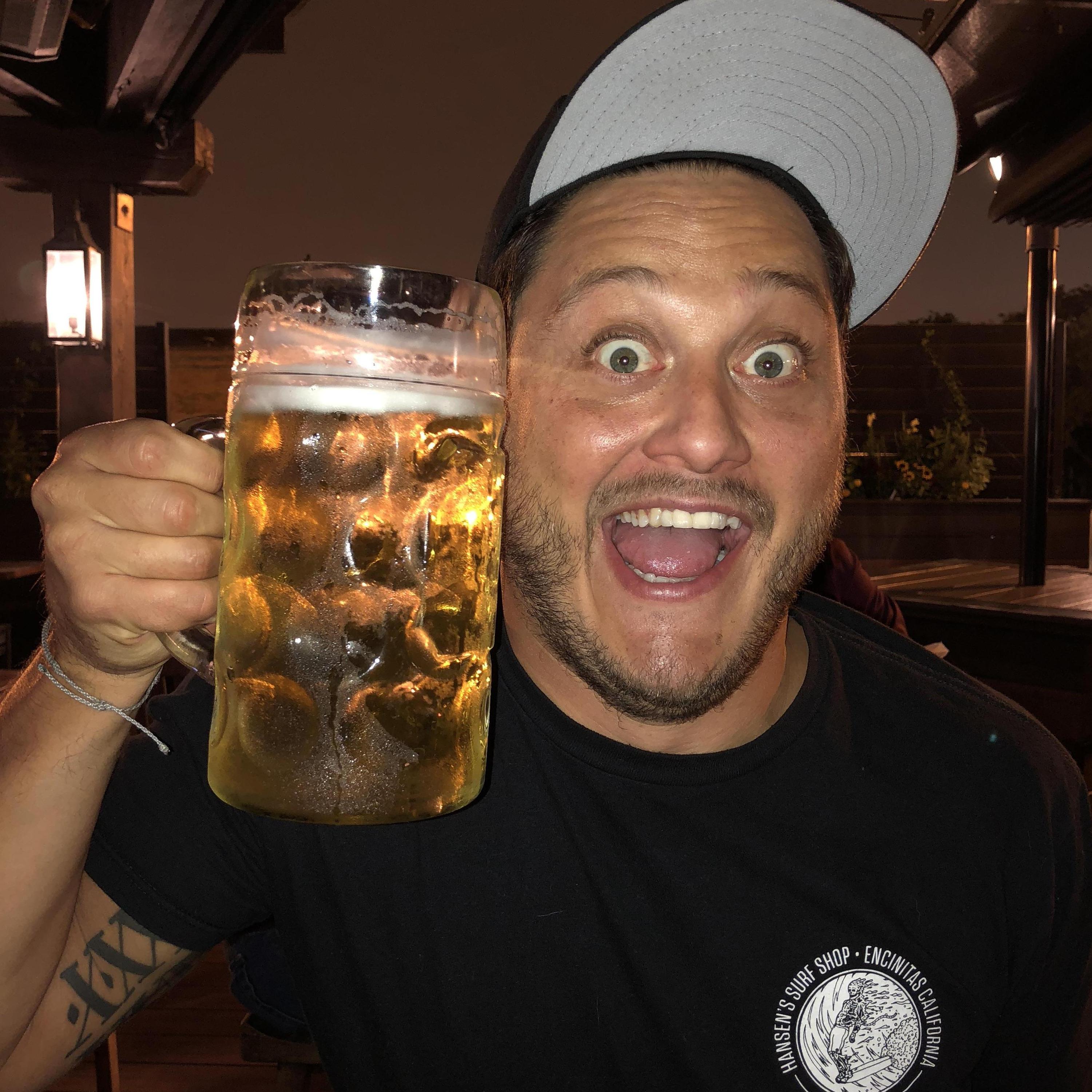 A Sean size beer. Cheers!