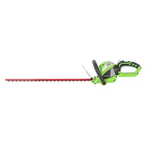 Greenworks 24-Inch 40V Cordless Hedge Trimmer with Rotating Handle, Battery Not Included 22332