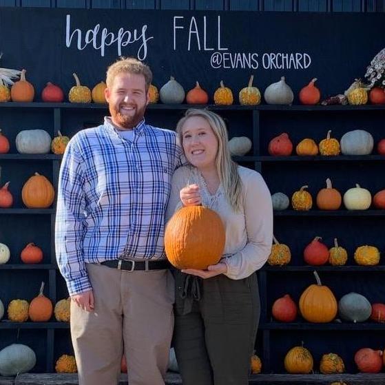 Family traditions are important to both of us, and we started our first tradition by picking pumpkins and carving them ourselves. Thankfully we have a lifetime to perfect our pumpkin carving skills!