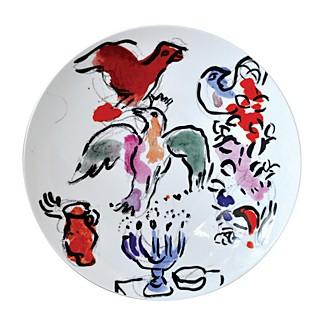 Bernardaud Marc Chagall Coupe Plate, Set of 6