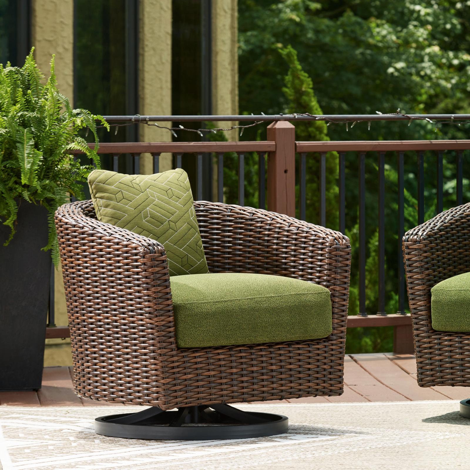 Ashley Furniture, Horizon Hall Outdoor Swivel Lounge Chair | Zola